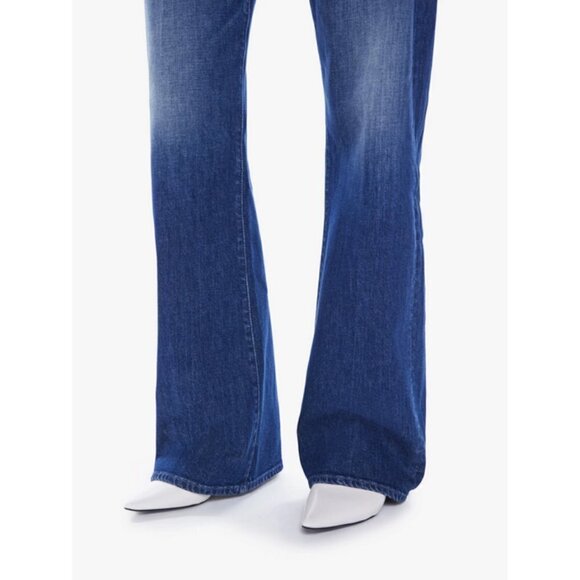 💕MOTHER SUPERIOR💕 The Lasso Heel Jeans ~ Let's Wine About It 32 NWT - Picture 2 of 16